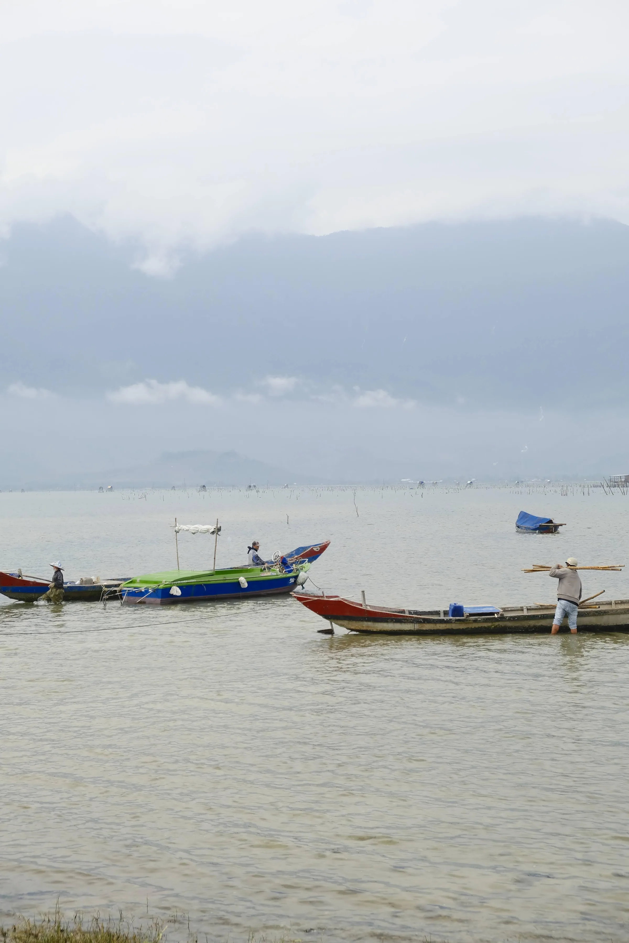 Barcas de colores