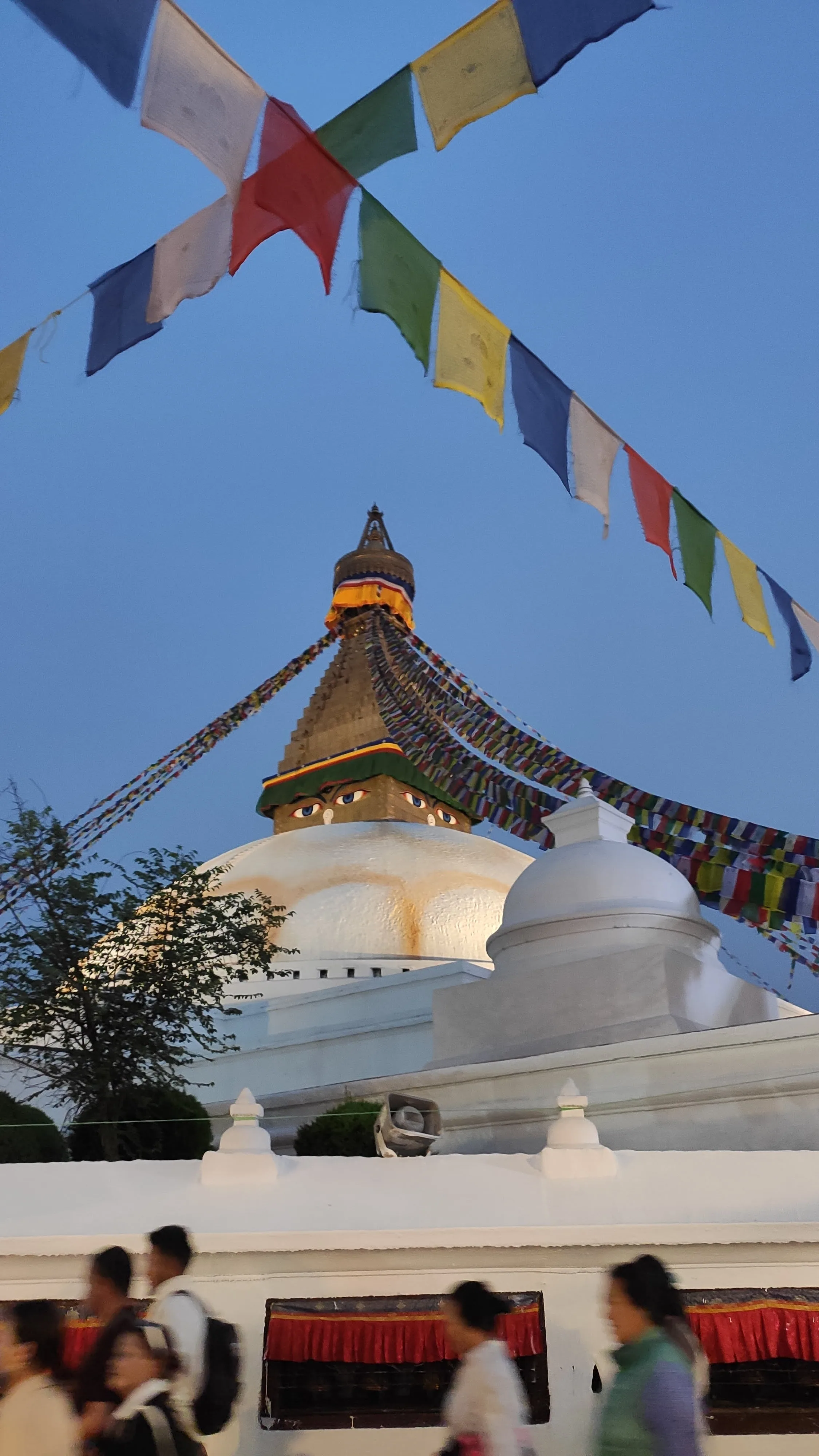 Boudhanath, plegarias